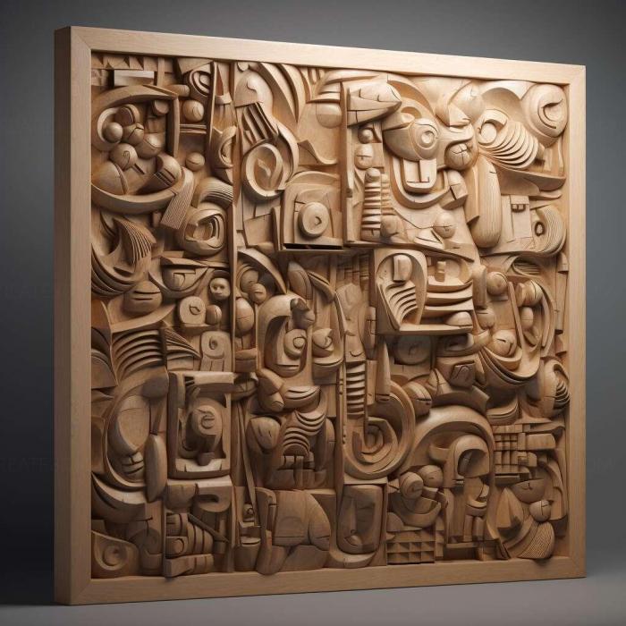 نموذج ثلاثي الأبعاد لآلة CNC 3D Art 